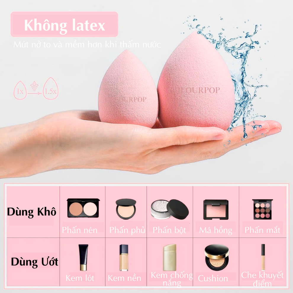 Mút Trang Điểm COLOURPOP Miracle Complexion Sponge Size M COM02